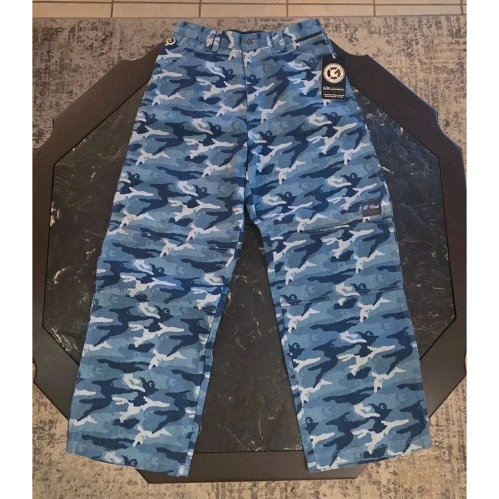 G Unit Y2K Camouflage Camo Military Field Pants Sz 16 (28) Vintage 50 Cent Jeans